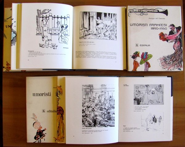 ANTOLOGIA DELL'UMORISMO Grafica del Costume in Cofanetto, Completo
