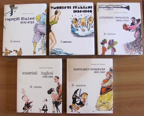 ANTOLOGIA DELL'UMORISMO Grafica del Costume in Cofanetto, Completo