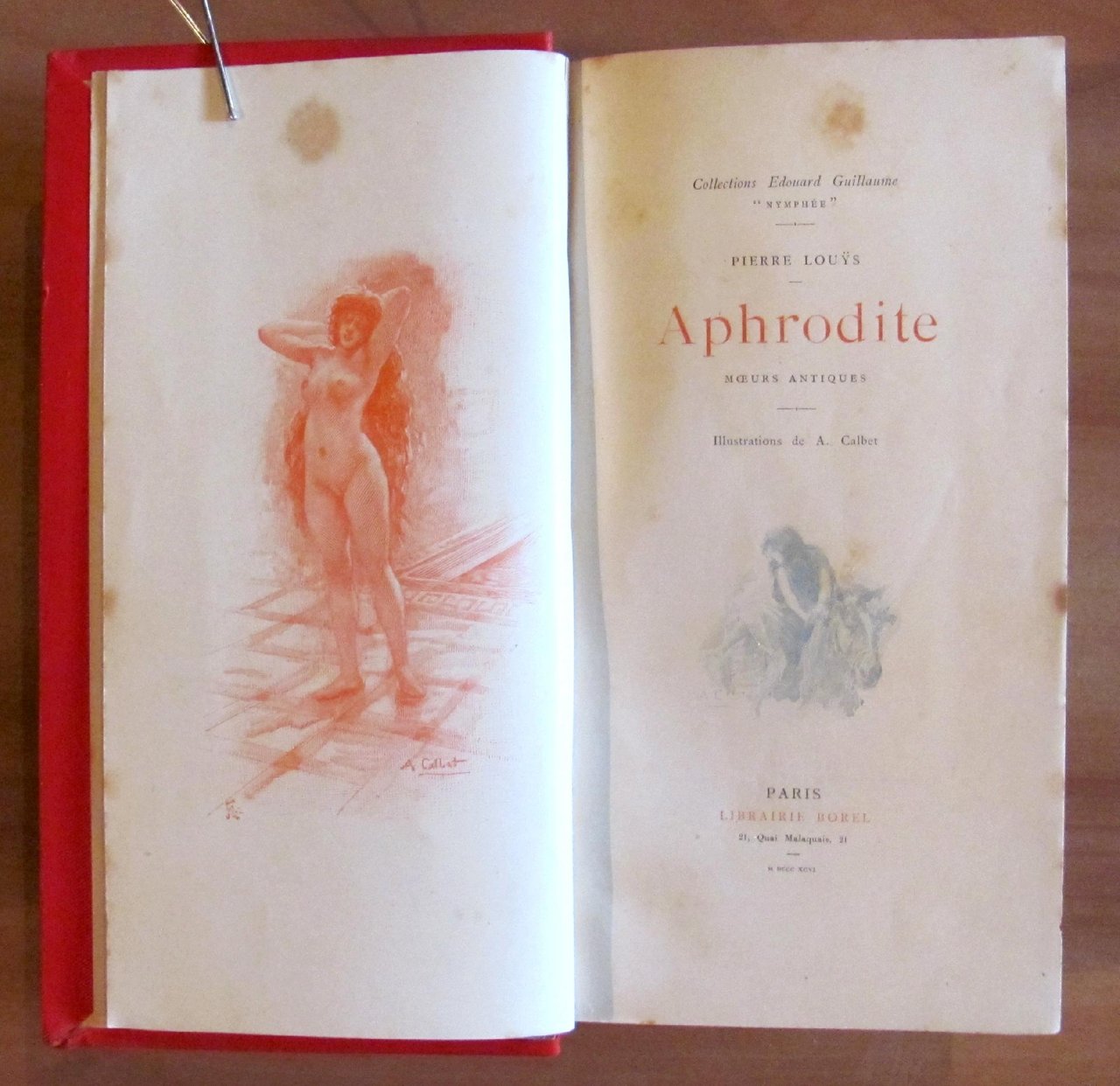 APHRODITE - Moeurs Antiques, 1896 ill. CALBET