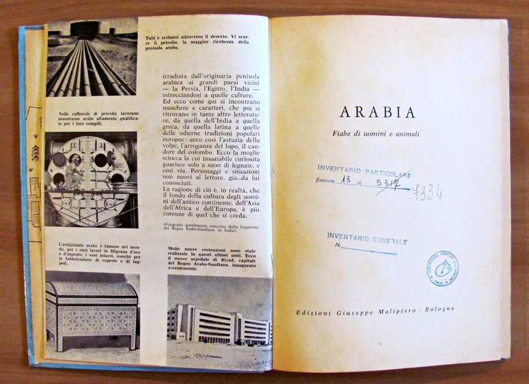 ARABIA - FIABE DI UOMINI E ANIMALI