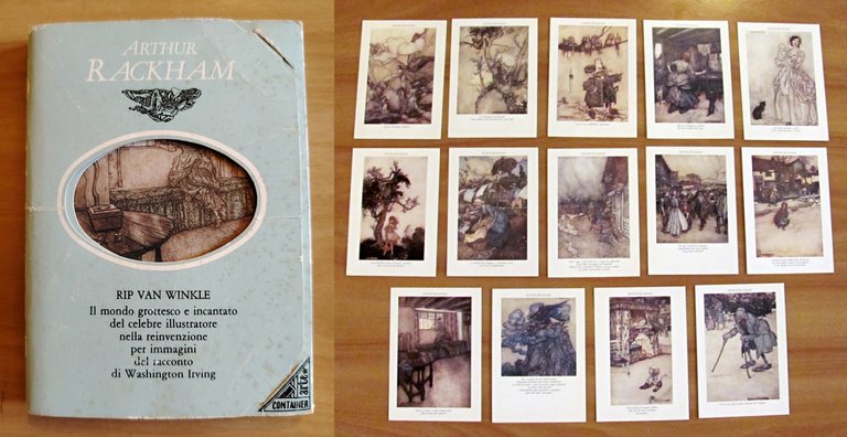ARTHUR RACKHAM- Cofanetto con 14 cartoline + Libro RIP VAN … | Immagine Gallery 2
