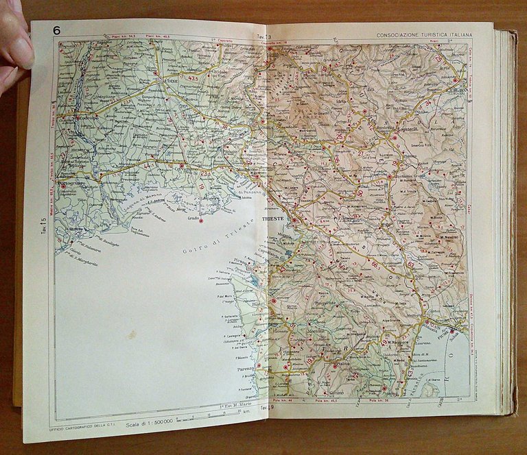 ATLANTE D'ITALIA AL 500.000, 1939