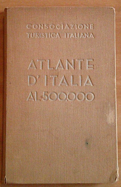 ATLANTE D'ITALIA AL 500.000, 1939