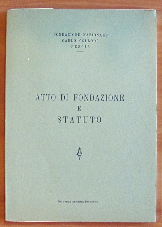 ATTO DI FONDAZIONE E STATUTO, 1963