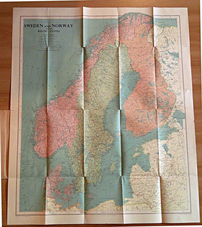 Authentic Reference Maps - SWEDWN, NORWAY and the Baltic States, …