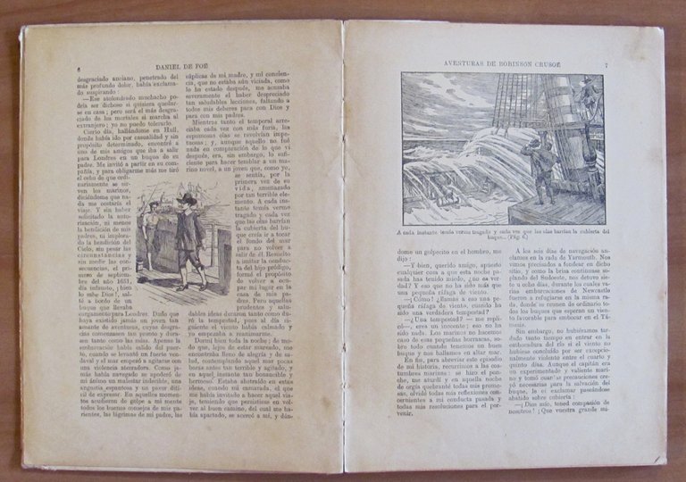 AVENTURAS DE ROBINSON CRUSOE - Collana Biblioteca Para Ninos, 1924