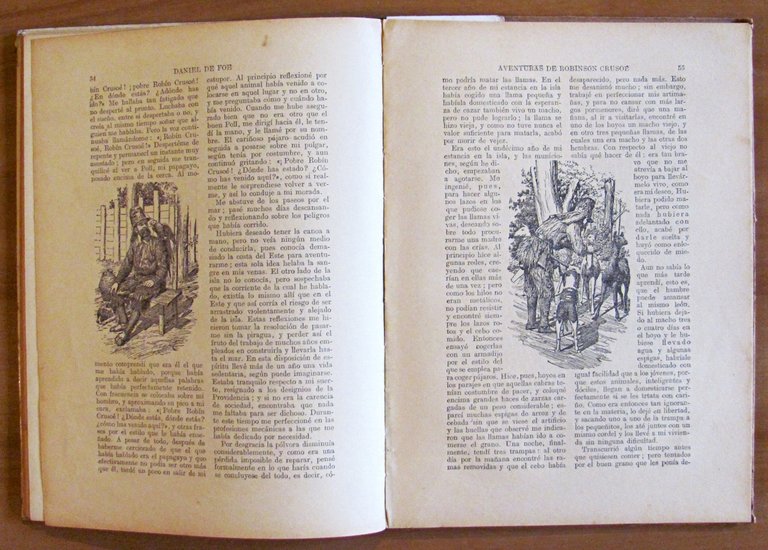 AVENTURAS DE ROBINSON CRUSOE - Collana Biblioteca Para Ninos, 1924
