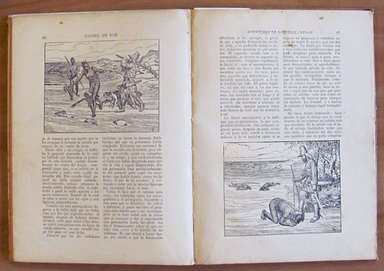 AVENTURAS DE ROBINSON CRUSOE - Collana Biblioteca Para Ninos, 1924