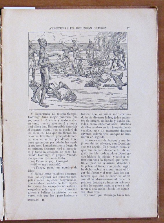 AVENTURAS DE ROBINSON CRUSOE - Collana Biblioteca Para Ninos, 1924