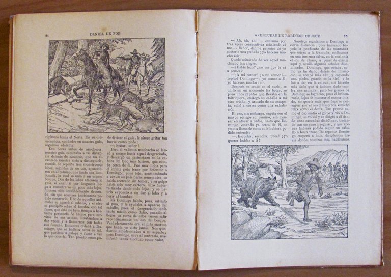 AVENTURAS DE ROBINSON CRUSOE - Collana Biblioteca Para Ninos, 1924