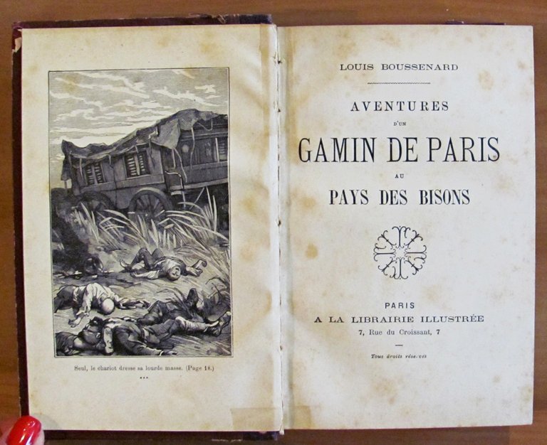 AVENTURES D'UN GAMIN DE PARIS AU PAYS DES BISONS
