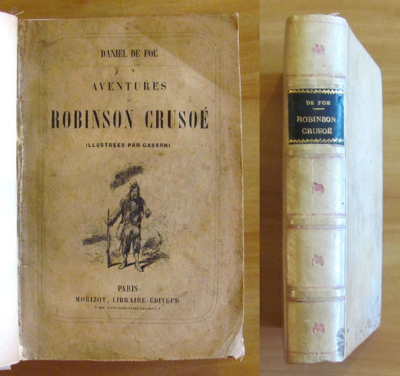 AVENTURES de ROBINSON CRUSOE - 1862 ill. GAVARNI