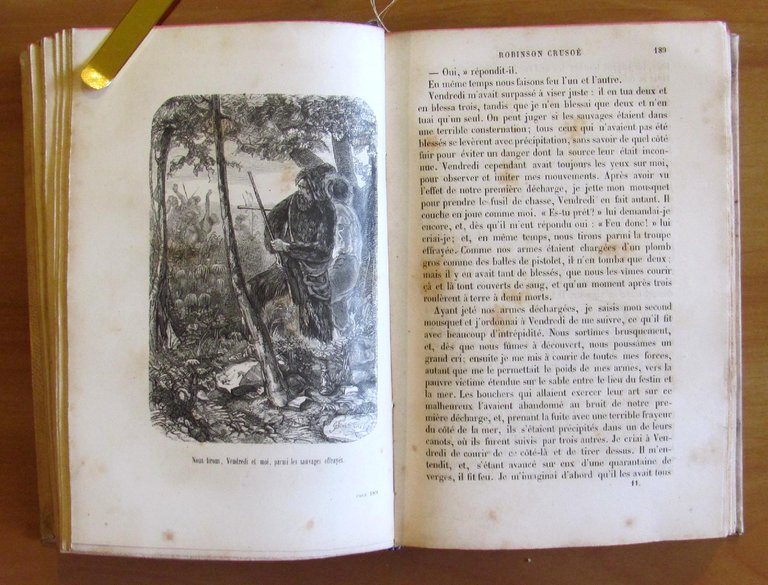 AVENTURES de ROBINSON CRUSOE - 1862 ill. GAVARNI