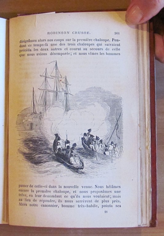AVENTURES DE ROBINSON CRUSOE, 1872 - ill. GRANDVILLE
