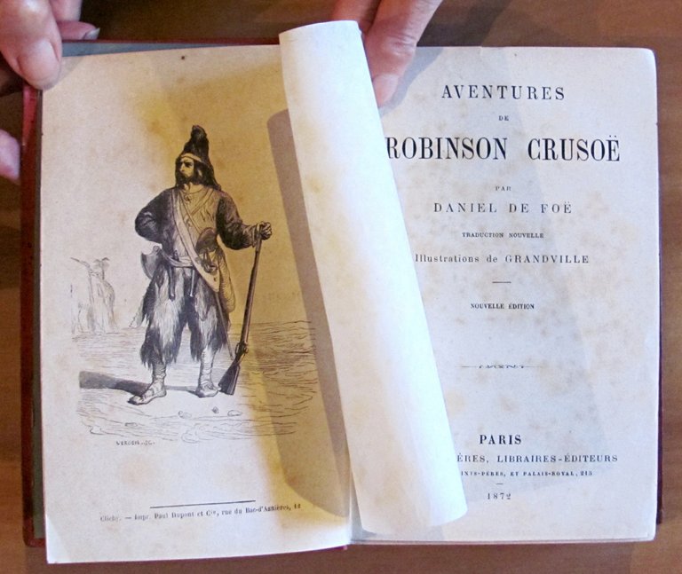 AVENTURES DE ROBINSON CRUSOE, 1872 - ill. GRANDVILLE