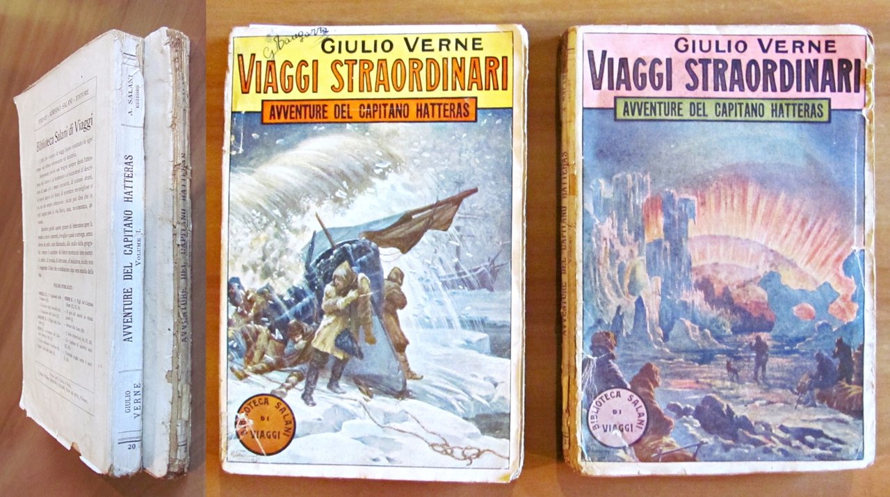 AVVENTURE DEL CAPITANO HATTERAS - Viaggi Straordinari in 2 Volumi …