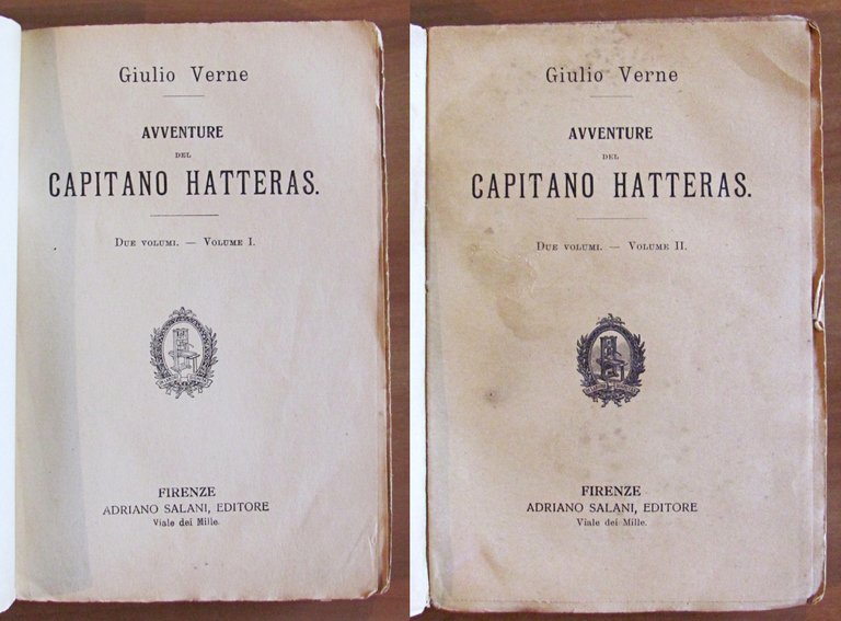 AVVENTURE DEL CAPITANO HATTERAS - Viaggi Straordinari in 2 Volumi …