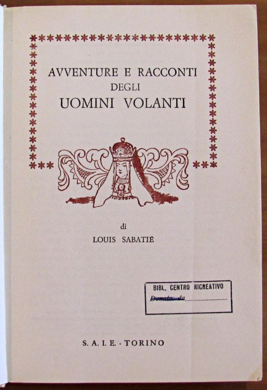 AVVENTURE E RACCONTI DEGLI UOMINI VOLANTI - Collana Racconti e …