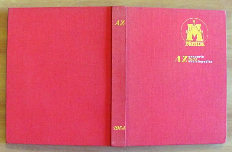 AZ ANNUARIO ENCICLOPEDICO 1954 MOTTA