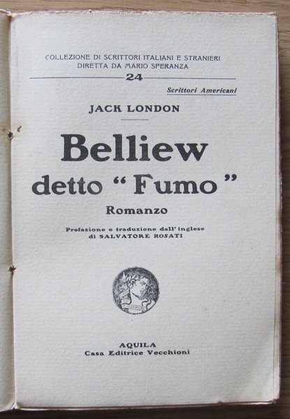 BELLIEW, DETTO "FUMO" - Autografato