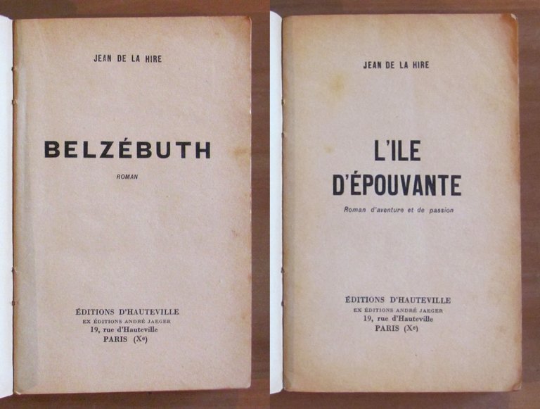 BELZEBUTH + L'ILE D'EPOUVANTE - Les Grandes Aventures du Nyctalope, …