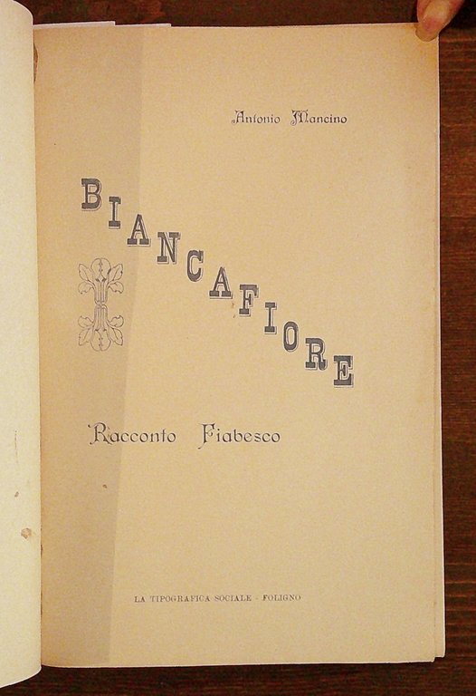 BIANCAFIORE - Racconto Fiabesco, 1948 - Xilografie