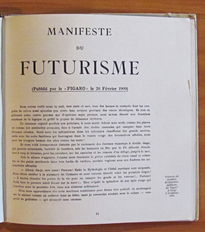 BIBLIOGRAFIA DEL FUTURISMO 1909-1944