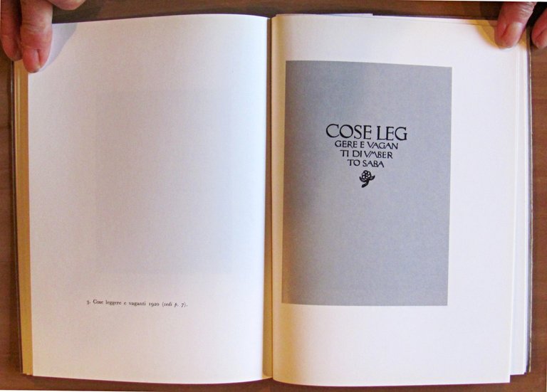 BIBLIOGRAFIA DELLE EDIZIONI ORIGINLI DI UMBERTO SABA - Con "Indice …