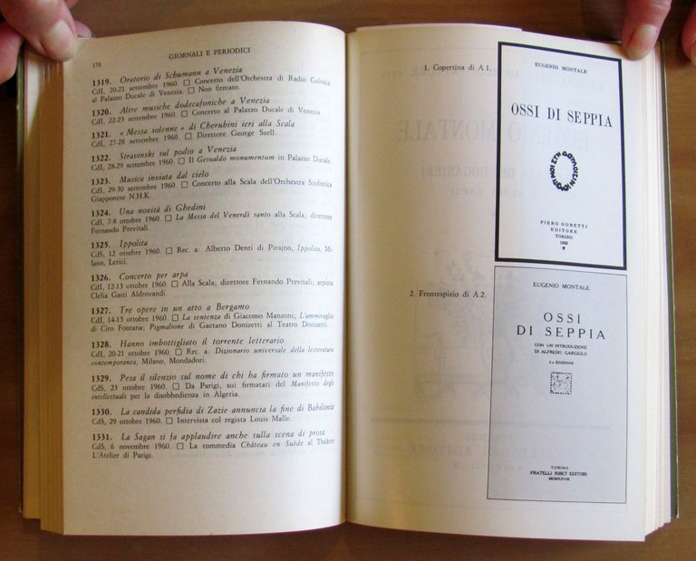 BIBLIOGRAFIA MONTALIANA, I ed. 1977