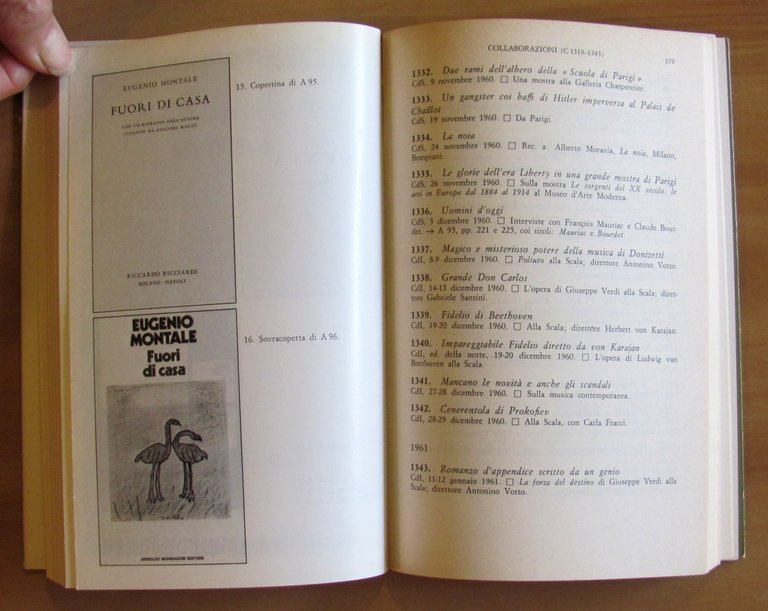 BIBLIOGRAFIA MONTALIANA, I ed. 1977