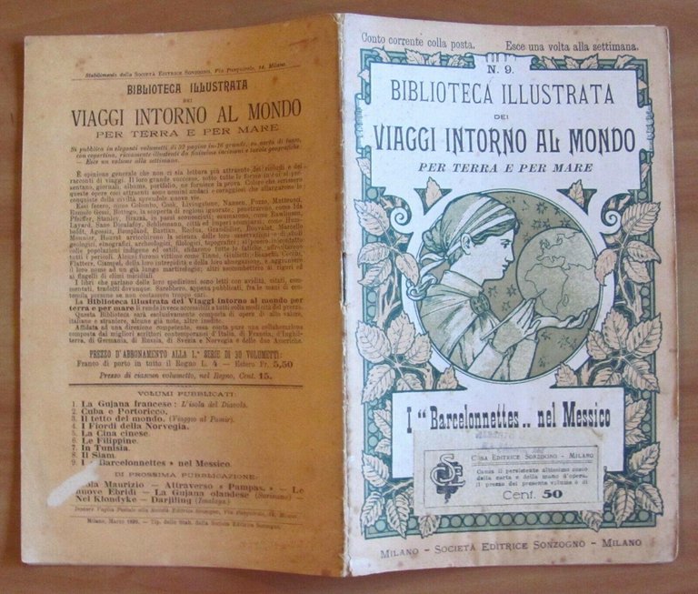 Biblioteca Illustrata dei Viaggi intono al Mondo per Terra e …