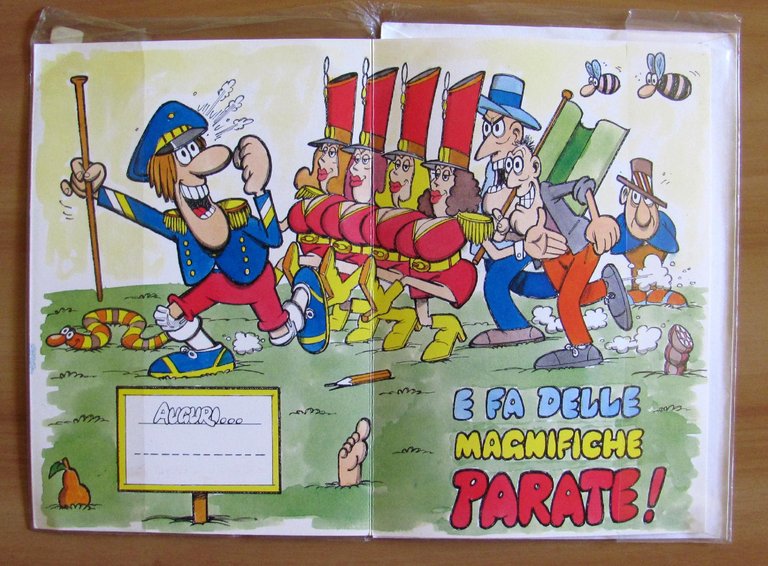 Biglietto AUGURI JACOVITTI - Serie Jacovitti SPORT - CALCIO con …