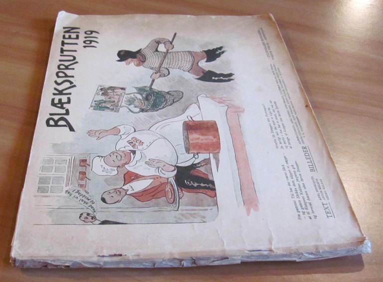 BLAEKSPRUTTEN 1919 - Rivista Satirica Danese