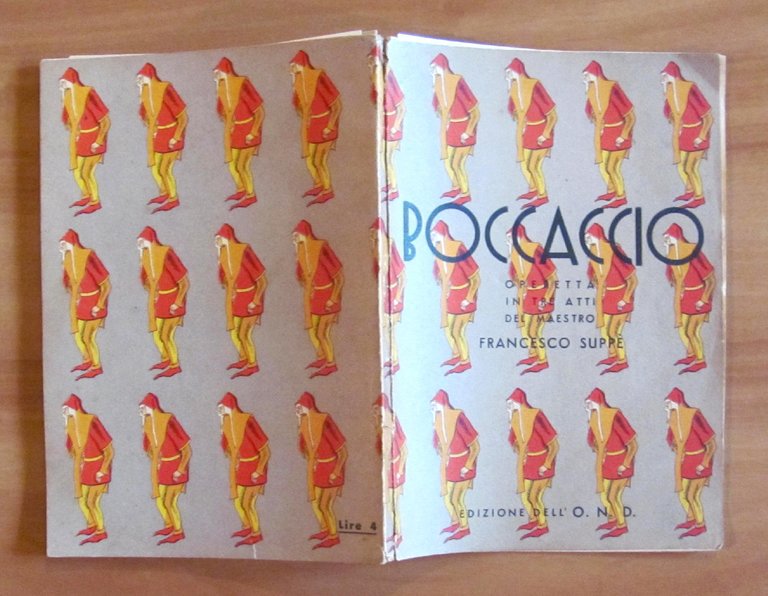 BOCCACCIO - Operetta in 3 Atti e 4 Quadri