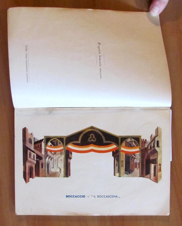 BOCCACCIO - Operetta in 3 Atti e 4 Quadri