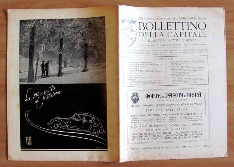 BOLLETTINO della CAPITALE - Anno I N.3 1935 - Direttore …