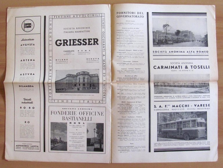 BOLLETTINO della CAPITALE - Anno I N.9 1936 - Direttore …