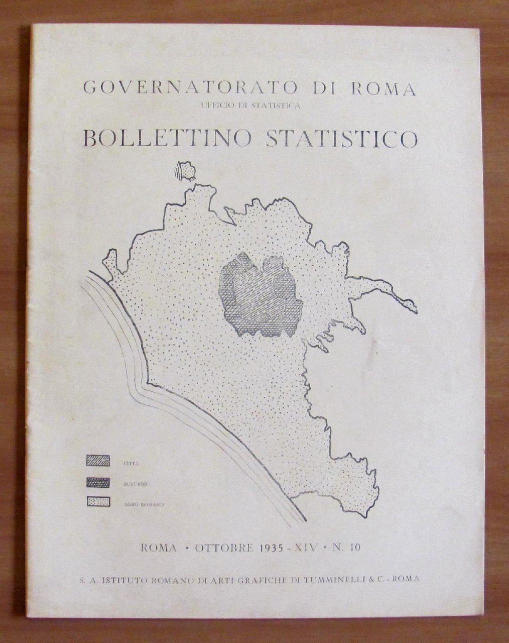BOLLETTINO STATISTICO N.10 1935 - Ufficio Statistica