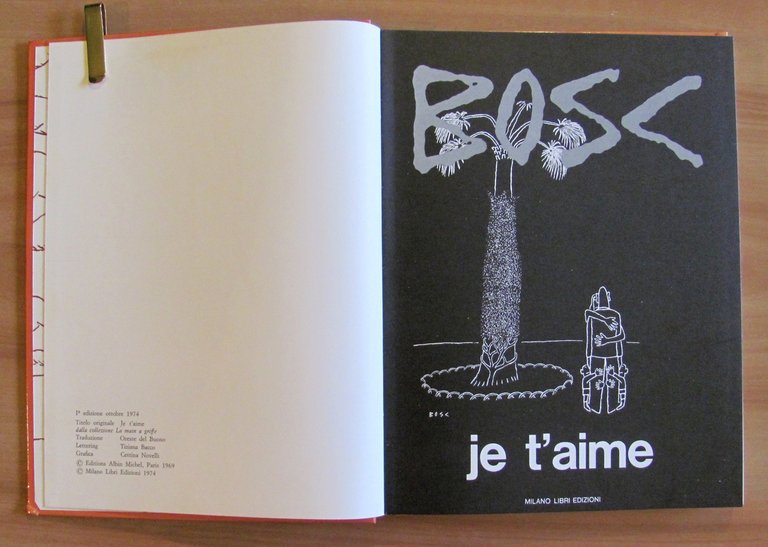BOSC je t'aime - I ed. 1974
