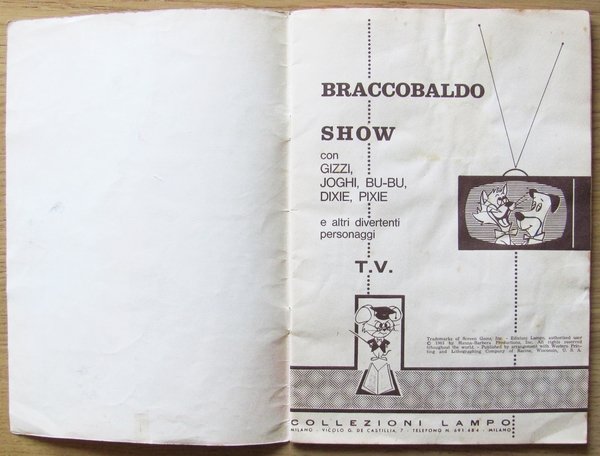BRACCOBALDO SHOW - Album di Figurine Lampo