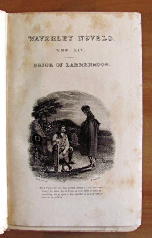 BRIDE OF LAMMERMOOR - WAVERLEY NOVELS Vol. XIV