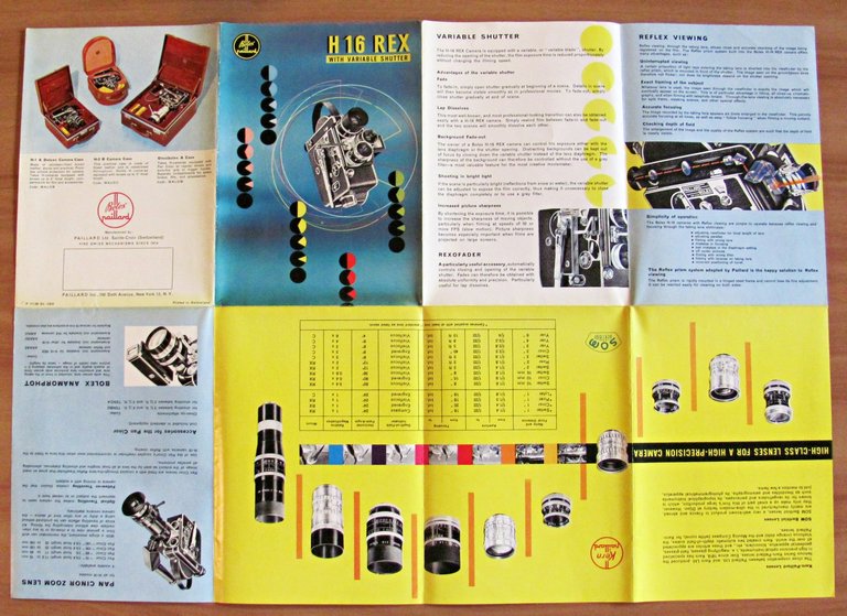 Brochure H16 REX with variable shutter - BOLEX