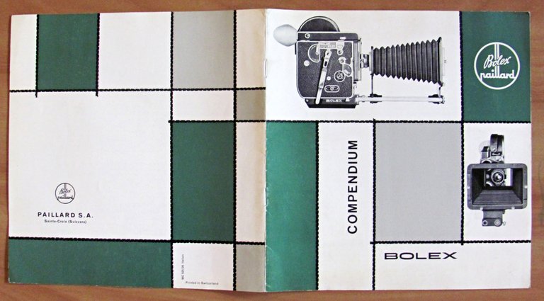 Brochure Pubblicitaria BOLEX COMPENDIUM - Cinepresa