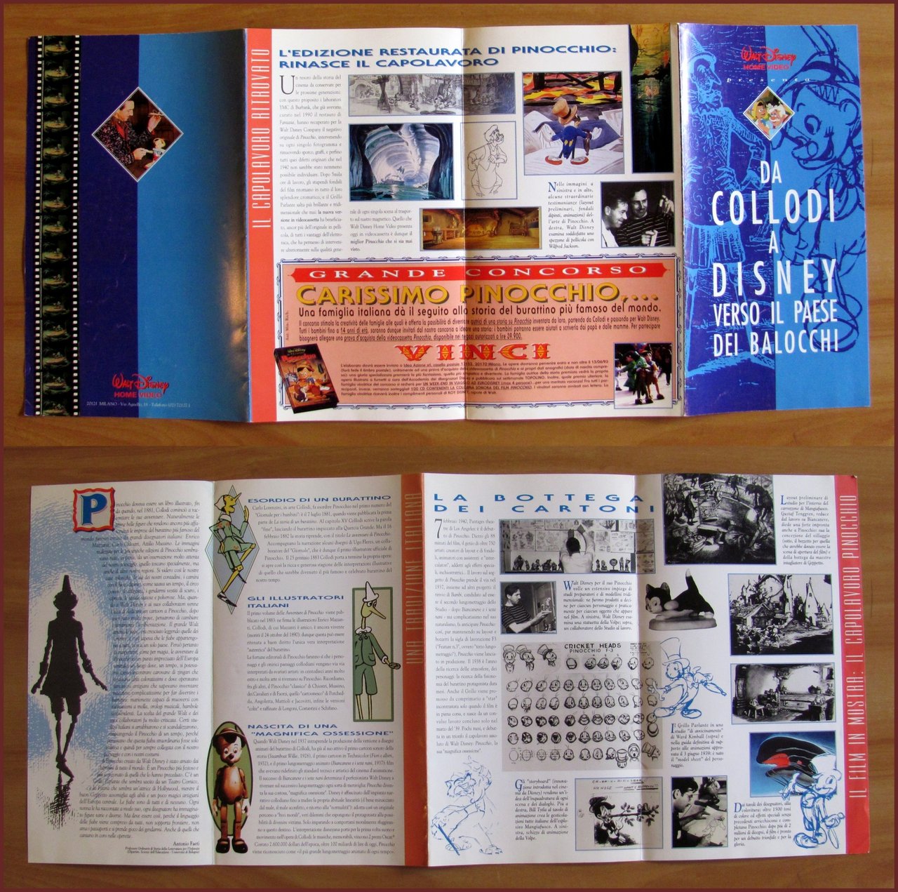 Brochure Walt Disney Home Video DA COLLODI A WALT DISNEY … | Immagine principale