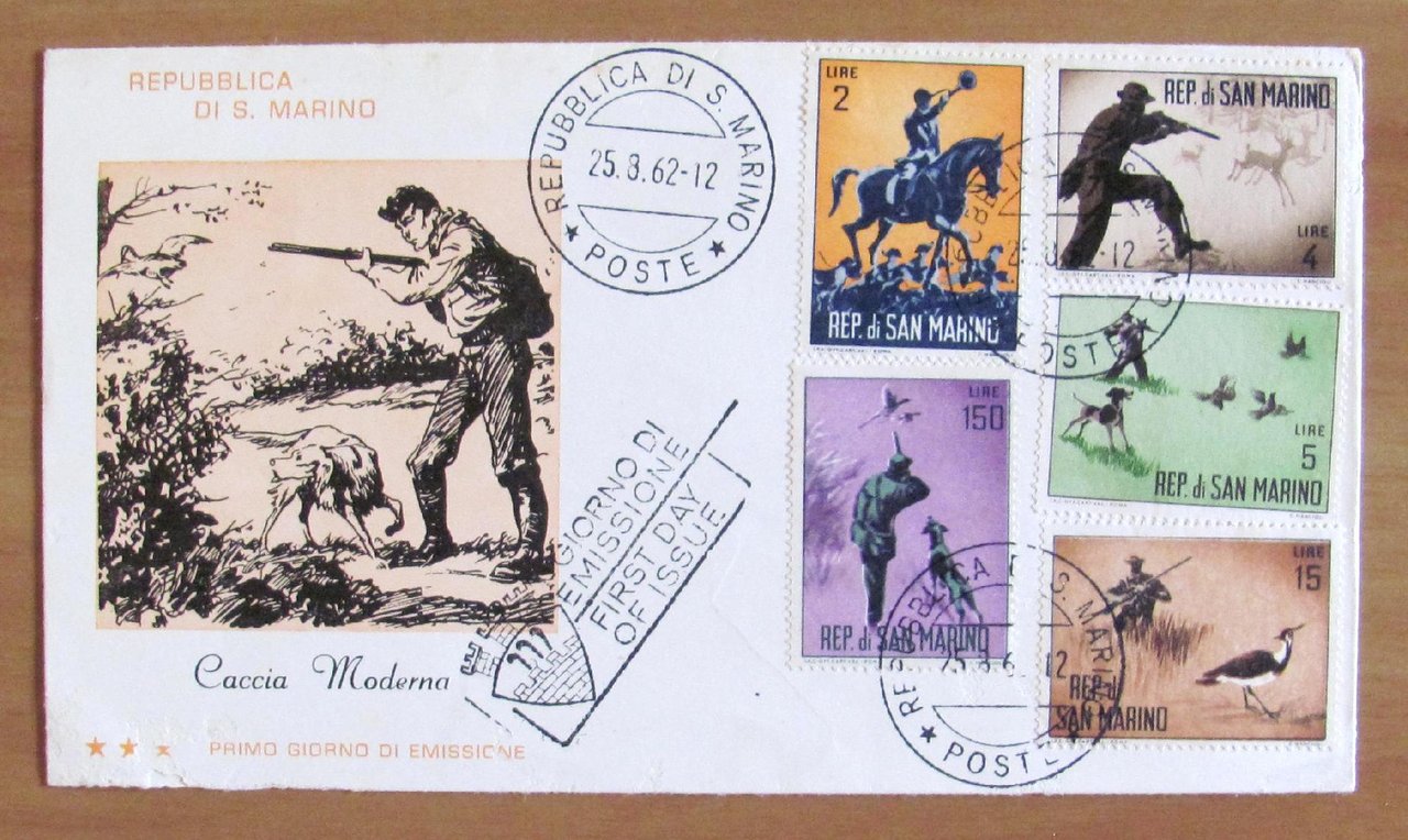 BUSTA I^ GIORNO EMISSIONE - FDC - REPUBBLICA SAN MARINO …