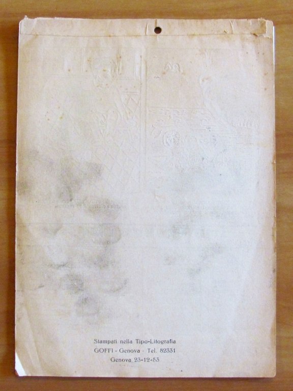 CALENDARIO 1954 - LE AVVENTURE DI PINOCCHIO Illustrate | Immagine Gallery 5