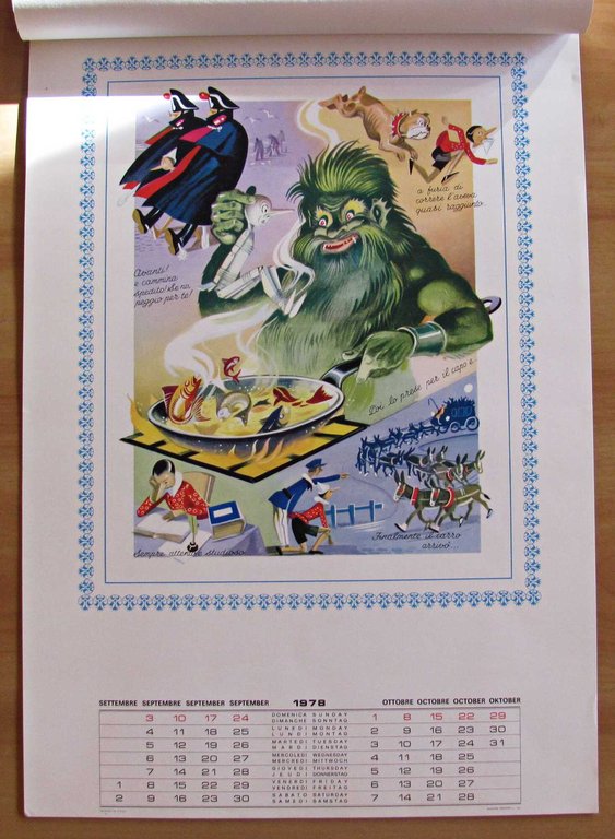 Calendario LA STORIA DI PINOCCHIO 1978 - ill. LEMMI | Immagine Gallery 6