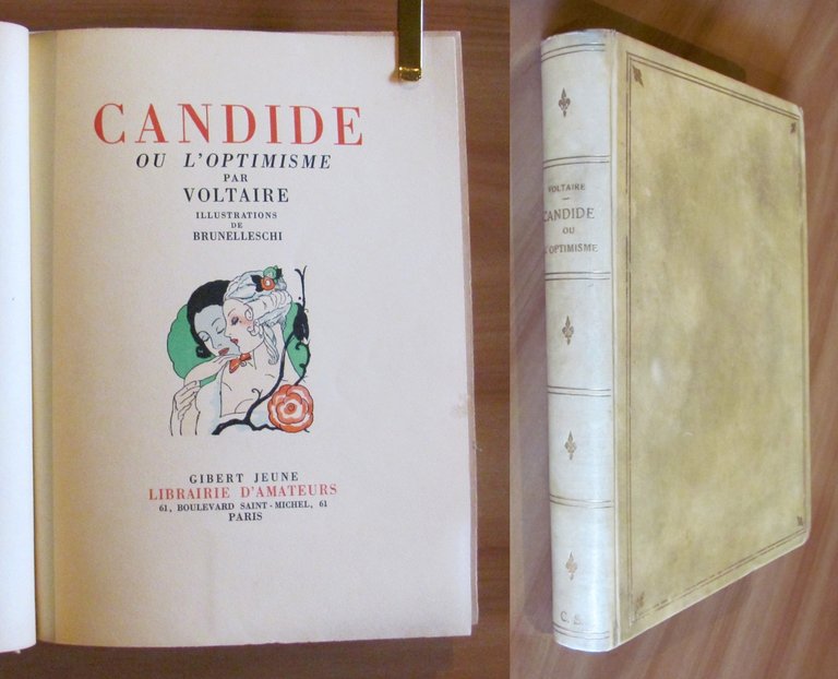 CANDIDE OU L'OPTIMISME. I ed. 1933 - ill. BRUNELLESCHI