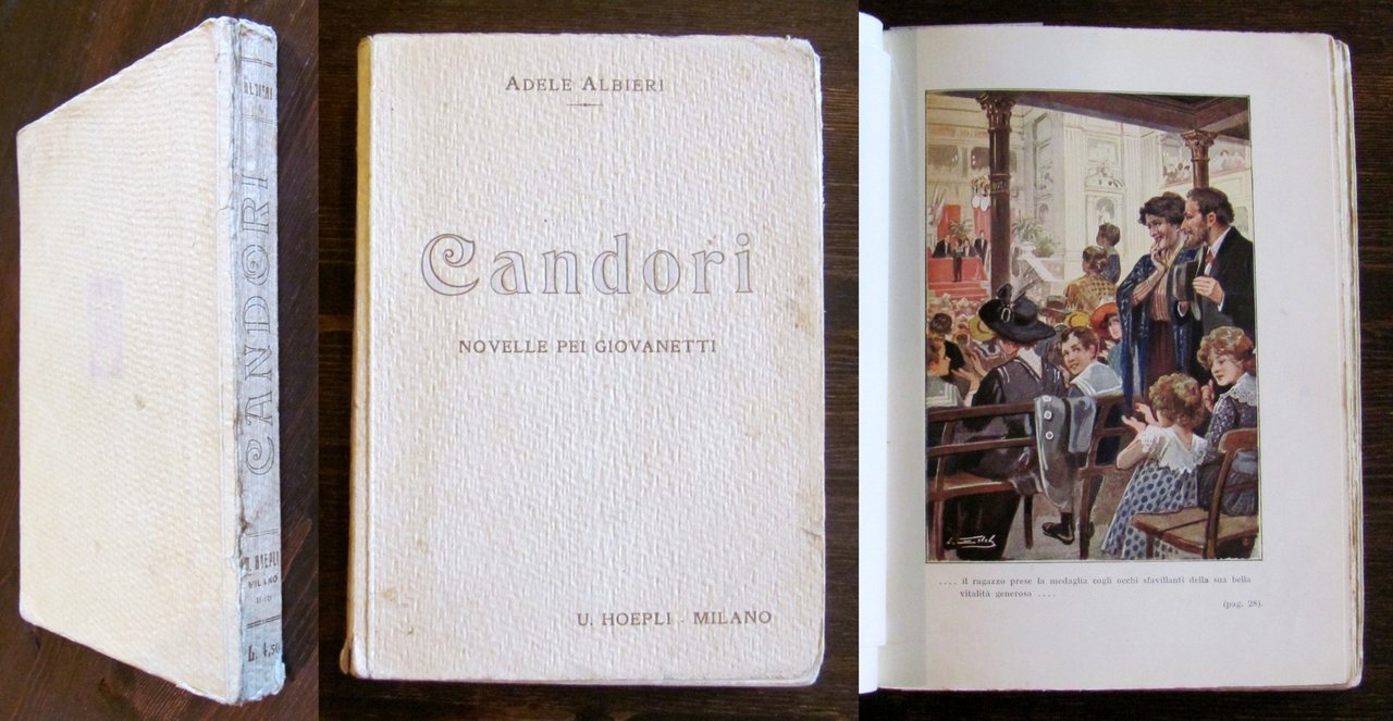 CANDORI Novelle pei Giovanetti, 1916 con ill. di EDEL
