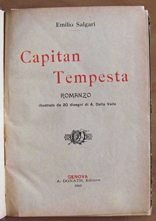 CAPITAN TEMPESTA, 1905 - ill. DELLA VALLE | Immagine Gallery 2